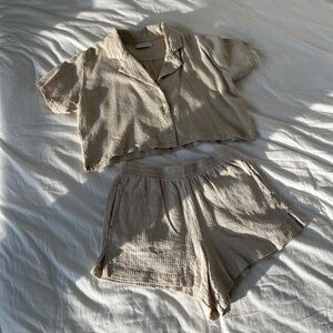 Nude Lucy Short Sleeve Top and Shorts Set